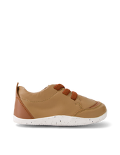 Zapatos Xplorer para bebé en color caramelo y mocca Bisque, calzado respetuoso para los primeros pasos de tu bebé.