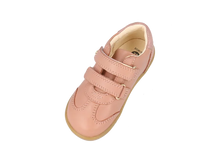 Zapatos barefoot para niña I Walk Sprite Rosa con glitter rosa claro de BOBUX ESPAÑA Y PORTUGAL, calzado cómodo y brillante.