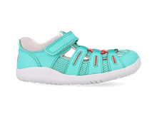 Sandalia deportiva barefoot I Walk Summit turquesa para niño, con plantilla de vapor y diseño cómodo de BOBUX ESPAÑA Y PORTUGAL.