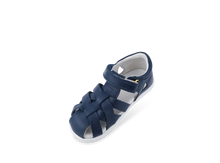 Sandalia barefoot I-Walk Tropicana II azul marino para niño, con suela flexible y diseño cómodo, de BOBUX ESPAÑA.
