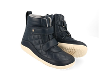 Bota Barefoot I Walk Patch Navy para niño de la marca BOBUX España y Portugal, color azul marino con parche decorativo.