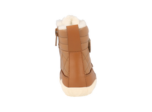 Sandalia IWalk Barefoot BOBUX para niños en color caramelo con parche ártico, diseñada para comodidad y libertad de movimiento