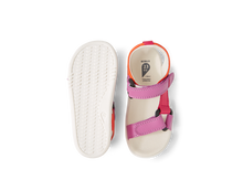 Sandalia barefoot I-Walk Vine Orchid para niño de la marca Bobux España y Portugal, con diseño colorido y suela flexible.