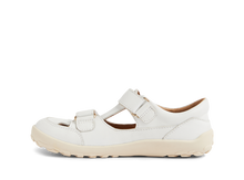 Sandalia Barefoot para niños BOBUX España Troop Blanco, sandalia infantil con diseño cómodo y resistente para niños.