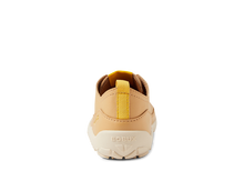 Zapatos barefoot para niños BOBUX Kid+ Evo Oak Buff, calzado cómodo y flexible en color beige para niños.