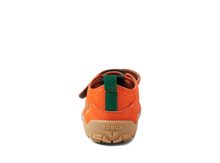 Calzado barefoot I-Walk Prime Tangerine de BOBUX para unisex, zapatos ligeros y flexibles en color naranja.