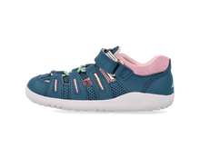 Sandalia deportiva I Walk Summit para niño en color teal, rosa y multicolor, de la marca BOBUX ESPAÑA Y PORTUGAL.