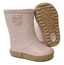 Botas náuticas Boatilus en rosa viejo y beige, con diseño resistente y estilo clásico para mujer.