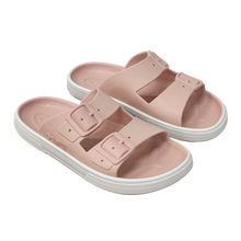 Sandalias Boatilus ROCKSY en rosa viejo y blanco, con diseño cómodo y estilo casual, perfectas para verano.