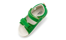 Sandalia barefoot I Walk Rise Esmeralda para niño, calzado infantil de BOBUX España y Portugal, con diseño cómodo y color esmeralda.