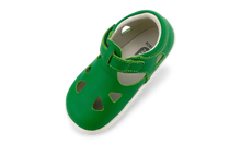 Zapatos deportivos Step Up Zap II BOBUX para bebés, color esmeralda, ideales para los primeros pasos y comodidad infantil.